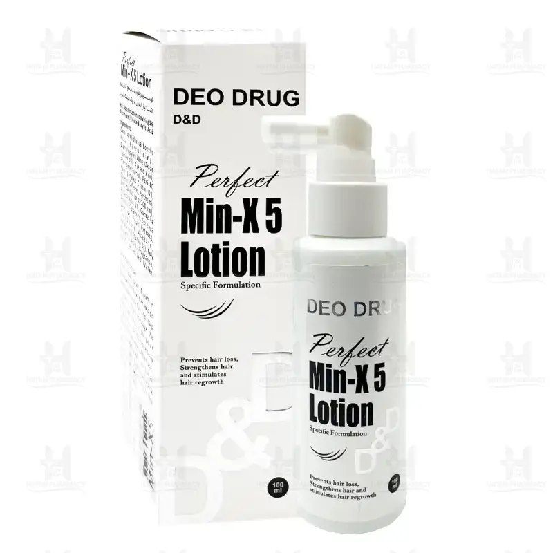 لوسیون تقویت کننده مو Min-X5 دئودراگ 100 میلی لیتر