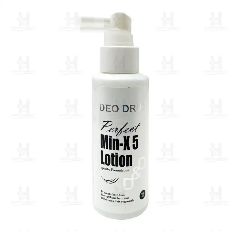 لوسیون تقویت کننده مو Min-X5 دئودراگ 100 میلی لیتر