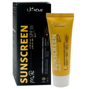 کرم ضد آفتاب آقایان سی گل SPF55 مناسب انواع پوست ۵۰ میلی لیتر