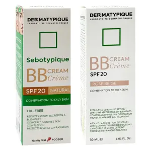 بی بی کرم حاوی SPF20 پوست چرب و مختلط درماتیپیک 30 میلی لیتر