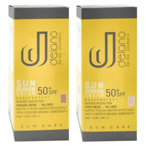 کرم ضد آفتاب فاقد چربی حاوی SPF50 دلانو 50 میلی لیتر