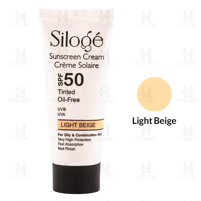 کرم ضد آفتاب پوست مختلط تا چرب SPF50 سیلوژه 40 میلی لیتر
