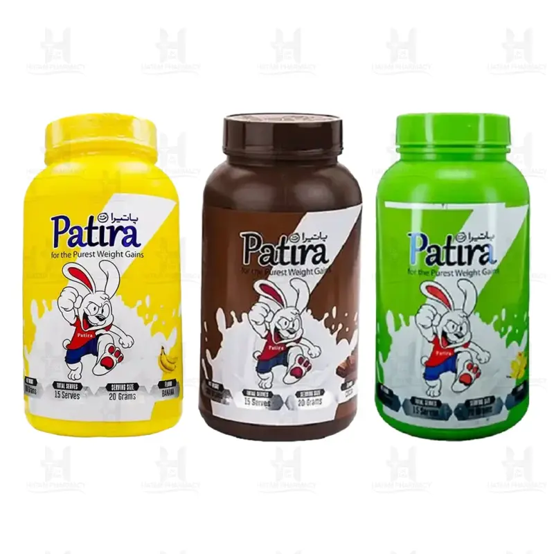 پودر افزایش وزن پاتیرا 300 گرم