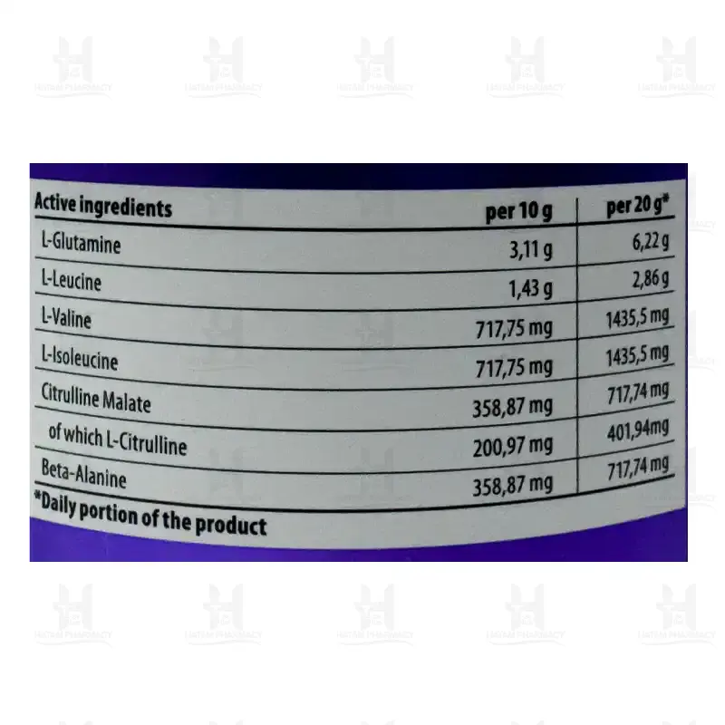پودر بی سی دبل ای جی فورس زیرو ترک نوتریشن 250 گرم