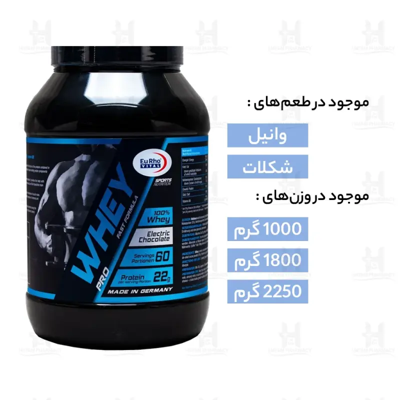 پودر پروتئین وی پرو یوروویتال