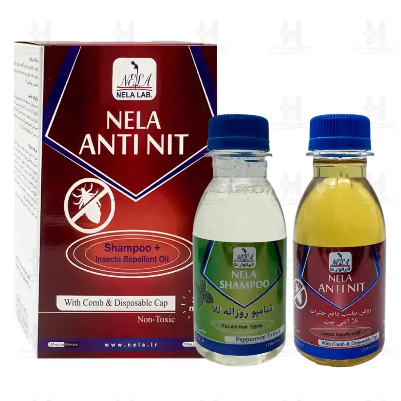 شامپو و روغن ضد شپش نلا
