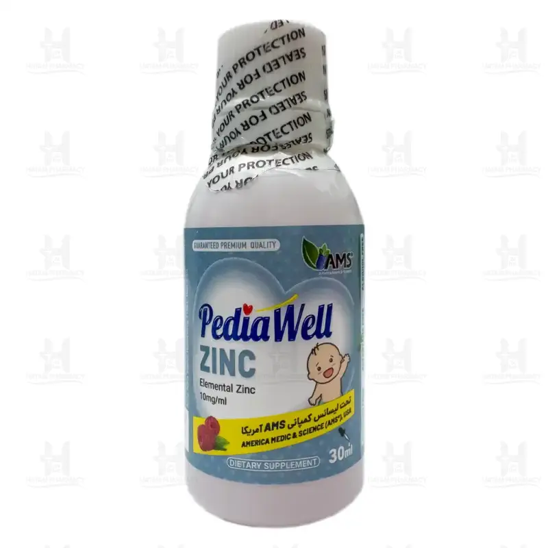 قطره خوراکی پدیاول زینک ای ام اس 30 میلی لیتر