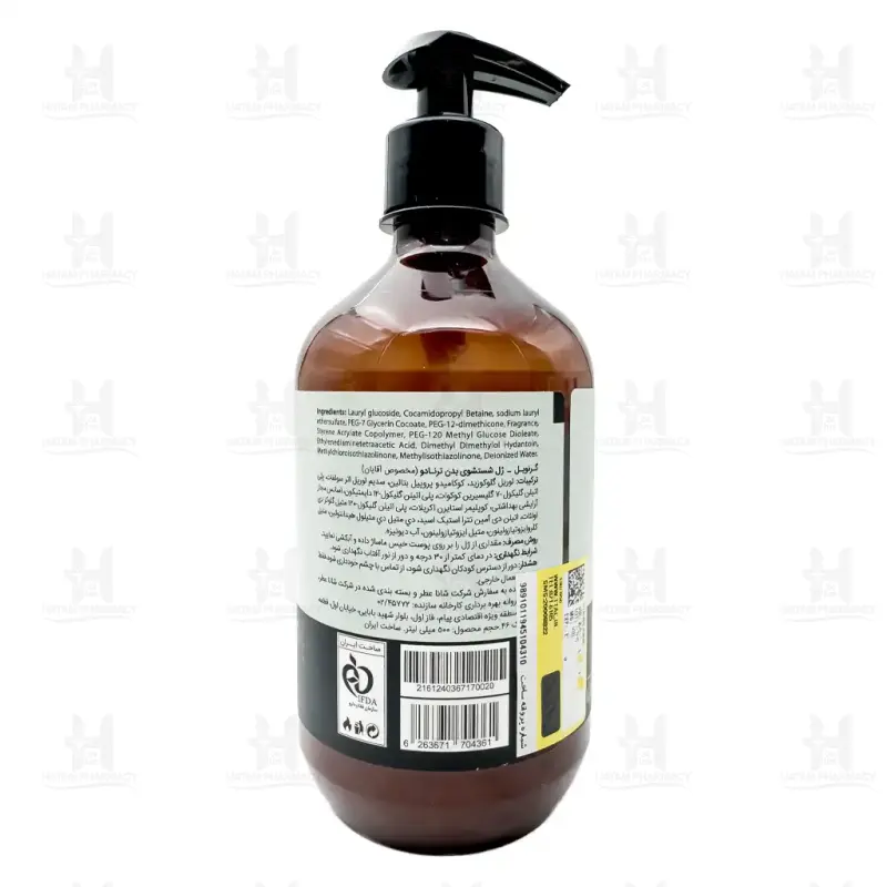 ژل شوینده بدن تورنادو گرنویل 500 میلی لیتر