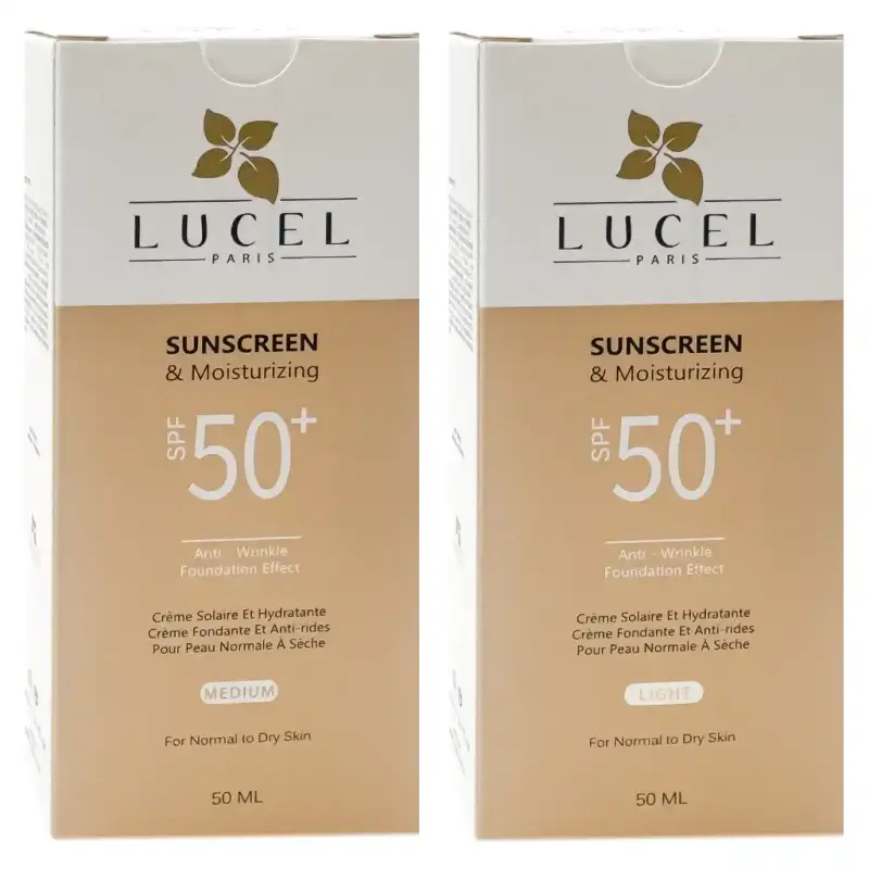 کرم ضد آفتاب پوست خشک و نرمال SPF+50 لوسل 50 میلی لیتر