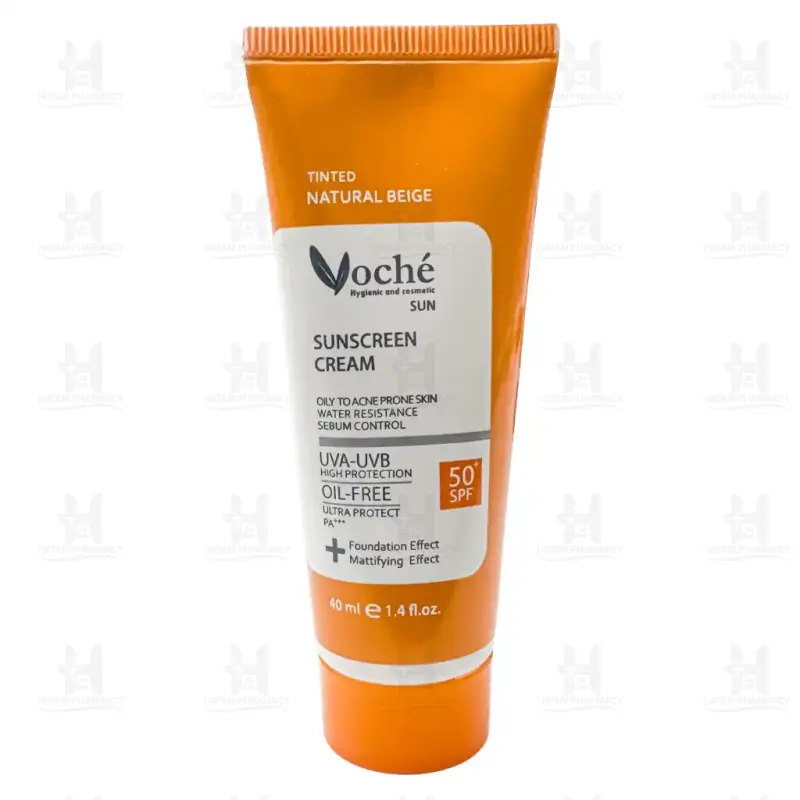 کرم ضد آفتاب SPF50 وچه مناسب پوست چرب و مستعد آکنه 40 میلی لیتر