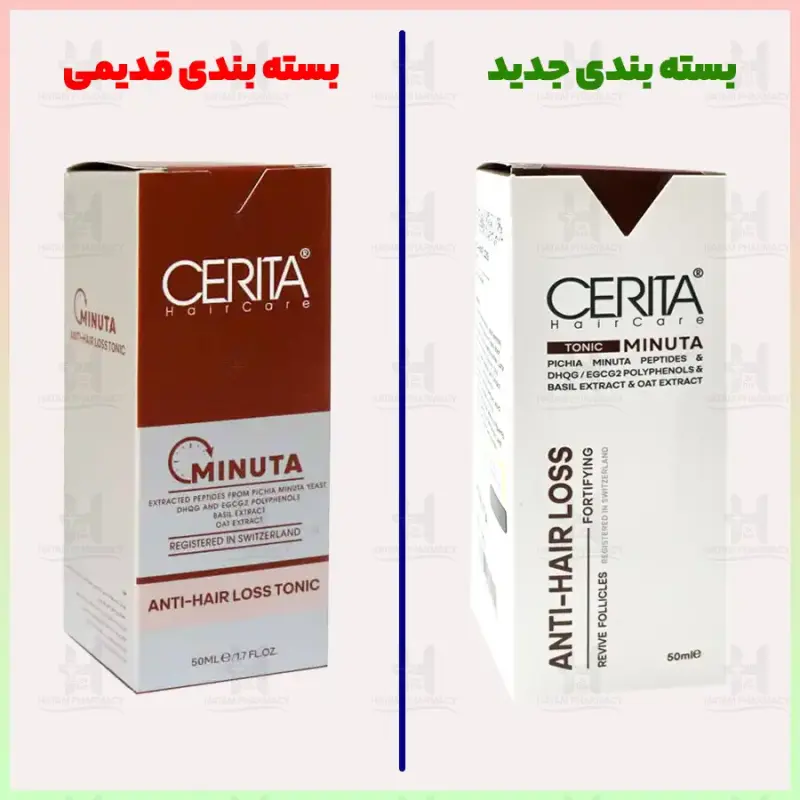 تونیک ضد ریزش مینوتا سریتا 50 میلی لیتر