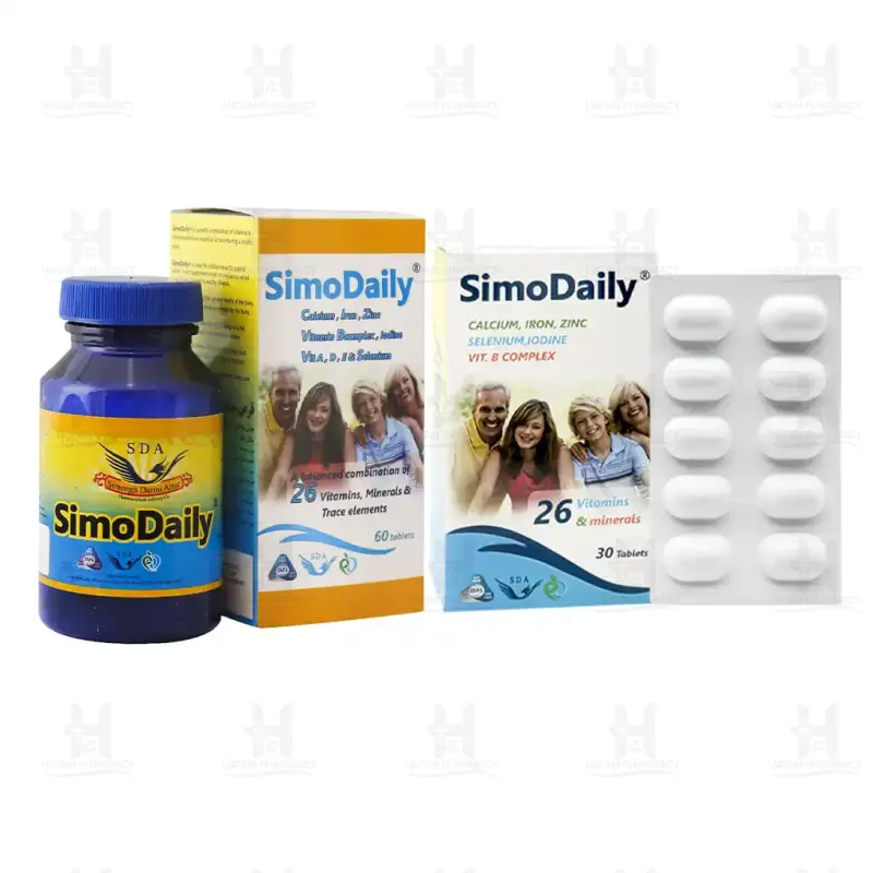 قرص مولتی ویتامین روزانه سیمودیلی سیمرغ دارو عطار