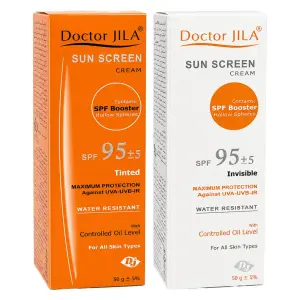 کرم ضد آفتاب حاوی SPF95 دکتر ژیلا 50 گرم