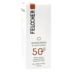 کرم ضد آفتاب و روشن کننده SPF50 فلوچر 50 میلی لیتر