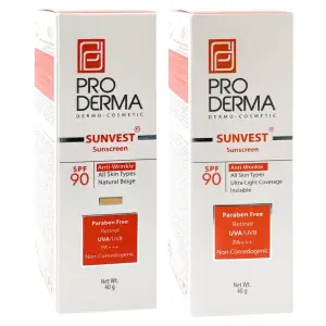 کرم ضد آفتاب و ضد چروک پرودرما SPF90 حجم 40 میلی لیتر