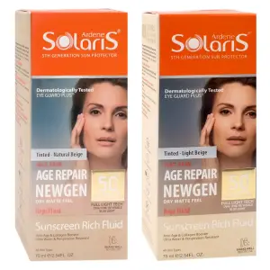 فلوئید ضد آفتاب SPF50 سولاریس ایج ریپیر نیوژن آردن 75 میلی لیتر