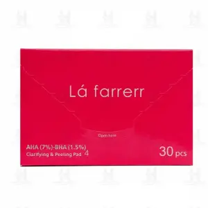 پد پاکسازی کننده و لایه بردار AHA 7 و BHA 1.5 لافارر 30 عدد