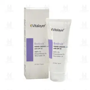 کرم مرطوب کننده دست SPF25 بادی ویت ویتالیر75 میلی لیتر