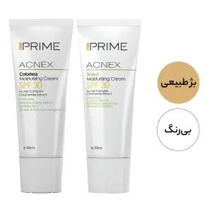 کرم مرطوب کننده حاوی SPF30 آکنکس پریم 50 میلی لیتر