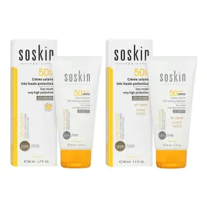 کرم ضد آفتاب SPF50 ساسکین 50 میلی لیتر