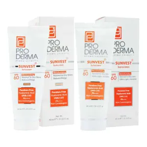 کرم ضد آفتاب حاوی SPF60 پرودرما 40 میلی لیتر