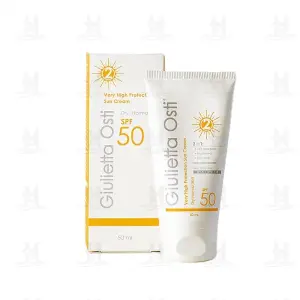 کرم ضد آفتاب بی رنگ SPF 50 مناسب پوست خشک جولیتا اُستی 50 میلی لیتر