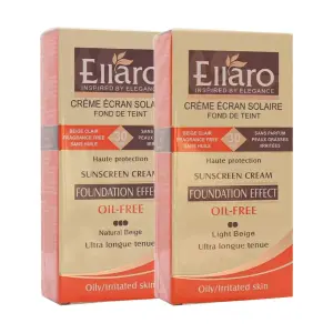 کرم ضد آفتاب کرم پودری فاقد چربی spf30 الارو 40 میلی لیتر
