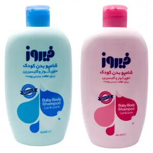 شامپو بدن کودک فیروز حاوی گوار و گلیسیرین 450 میلی لیتر