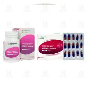 کپسول مولتی ویتامین و مینرال بارداری و شیردهی نیچرز پلنتی