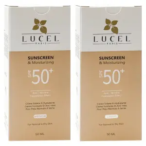 کرم ضد آفتاب پوست خشک و نرمال SPF+50 لوسل 50 میلی لیتر