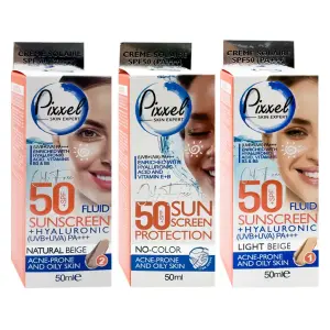 کرم ضد آفتاب پوست چرب حاوی SPF50 پیکسل 50 میلی لیتر