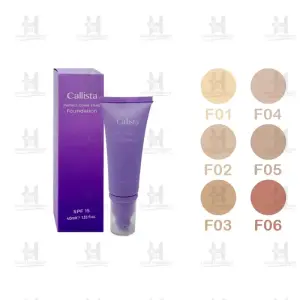 کرم پودر فلوئیدی پرفکت کاور SPF15 کالیستا 40 میلی لیتر