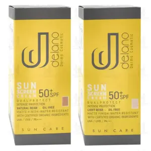 کرم ضد آفتاب فاقد چربی حاوی SPF50 دلانو 50 میلی لیتر
