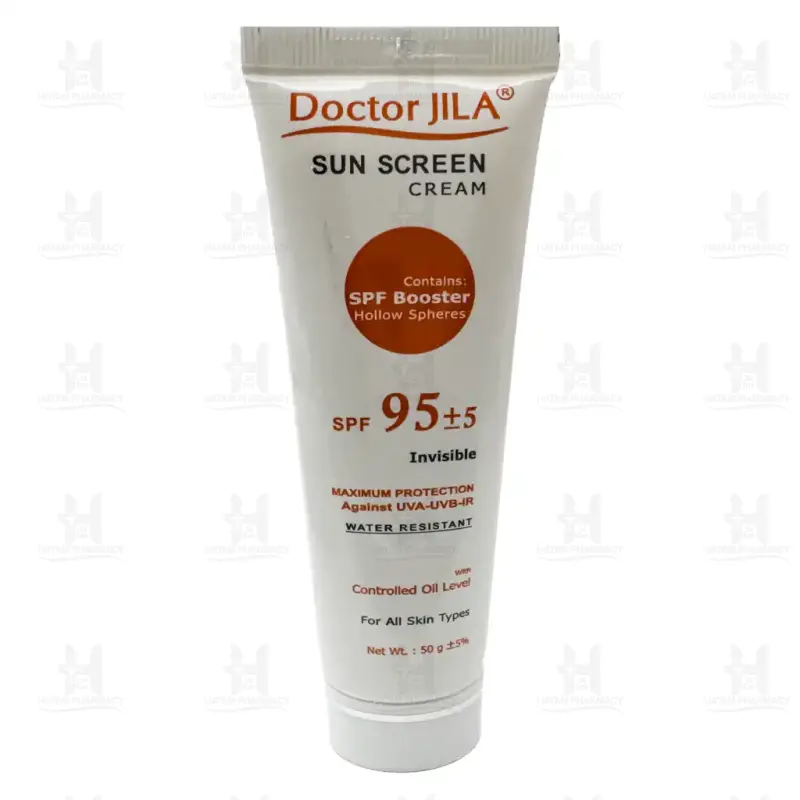 کرم ضد آفتاب حاوی SPF95 دکتر ژیلا 50 گرم
