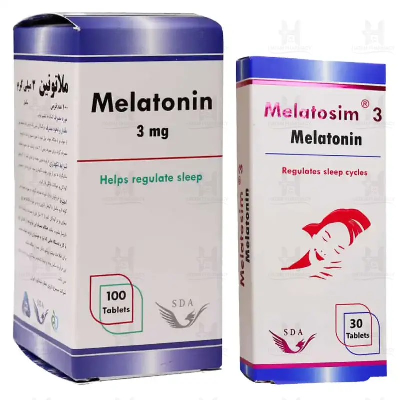 قرص ملاتونین 3 میلی گرم سیمرغ دارو عطار