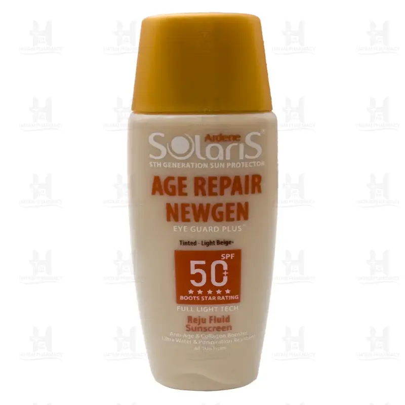 فلوئید ضد آفتاب SPF50 سولاریس ایج ریپیر نیوژن آردن 75 میلی لیتر