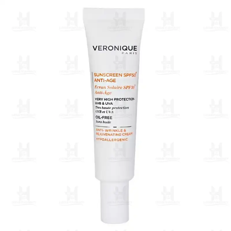 کرم ضد آفتاب بهبود دهنده چروک SPF50 ورونیک 40 میلی لیتر