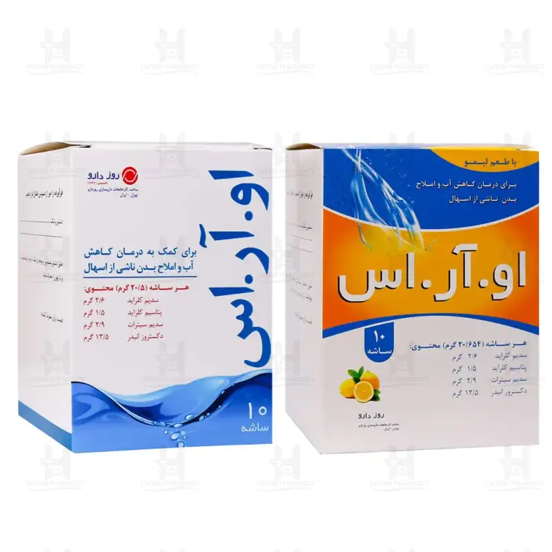 پودر او آر اس روز دارو 10 عدد