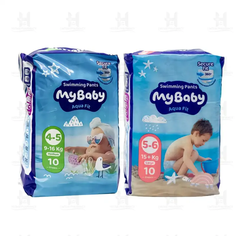 پوشک استخری مای بیبی مخصوص شنا بسته 10 عددی