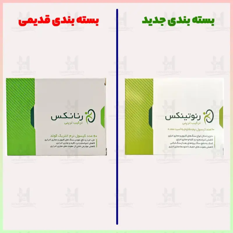 قرص رنوتینکس کارنیک دارو 60 عدد