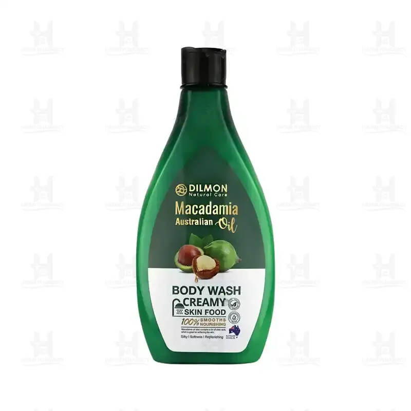 شامپو بدن کرمی روغن ماکادمیا دیلمون 415 میلی لیتر