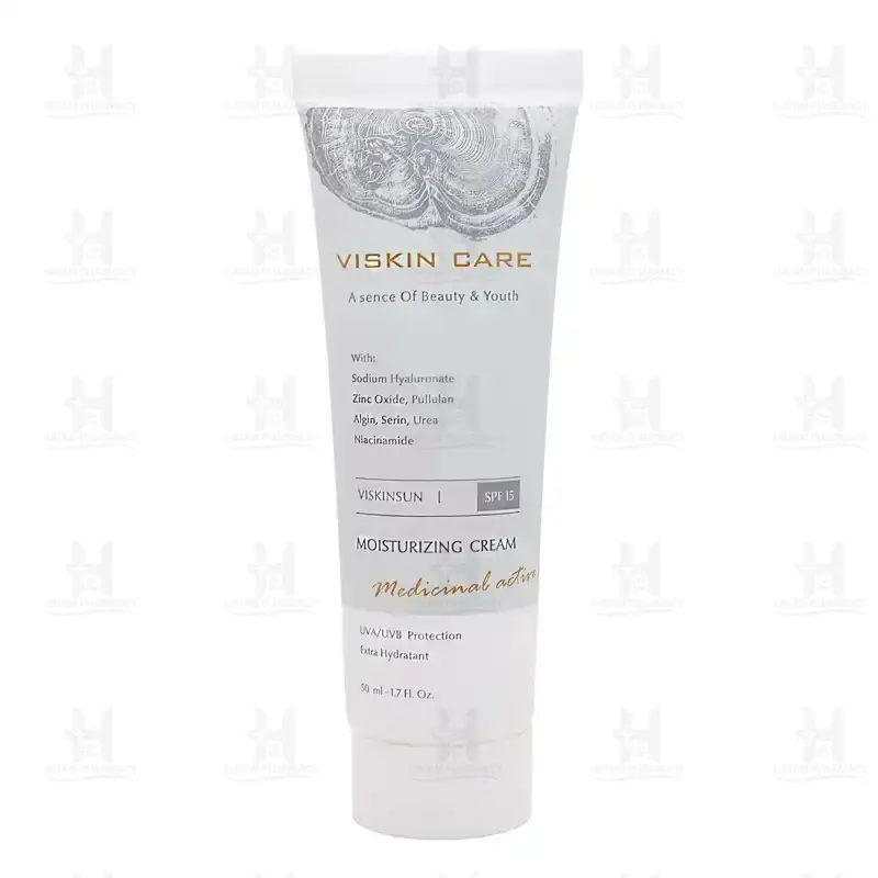 کرم مرطوب کننده SPF15 ویسکین کر حجم 50 میلی لیتر