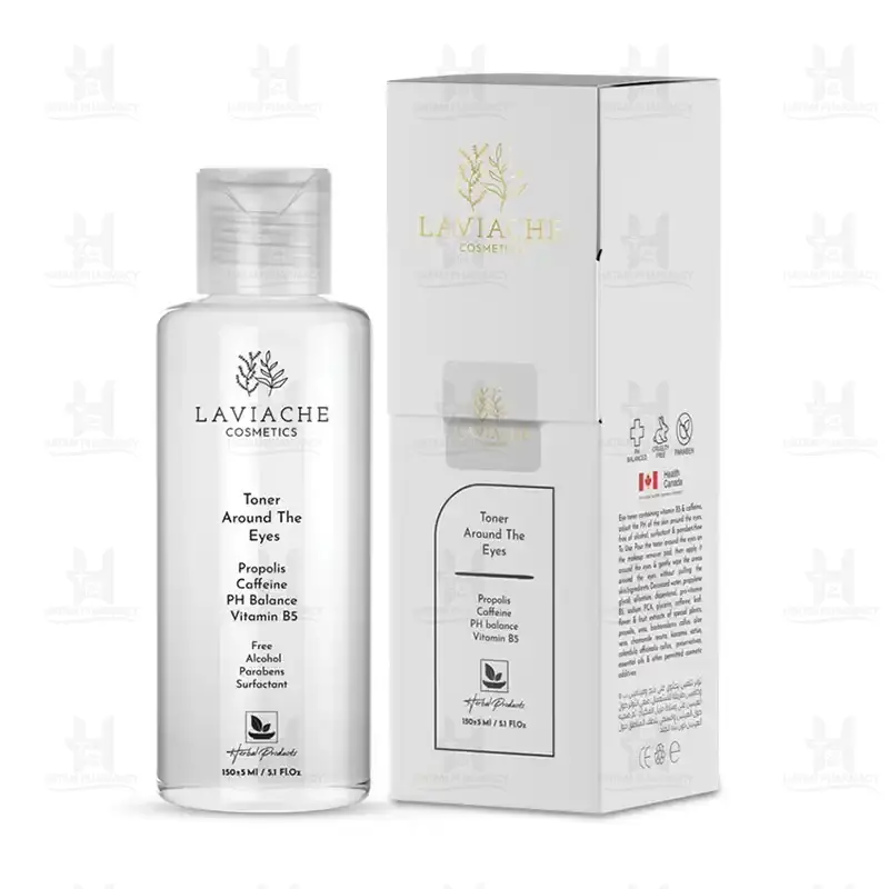 تونر دور چشم  تنظیم کننده PH لاویاچه 150میلی لیتر