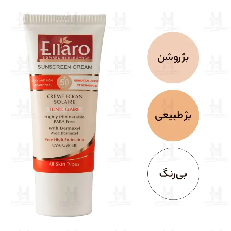 کرم ضد آفتاب فاقد چربی SPF50 الارو