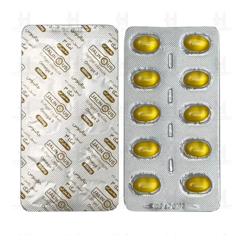 کپسول ژلاتینی امگا 3 500 میلی گرم جالینوس 60 عددی
