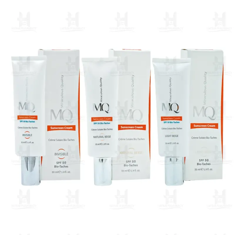 کرم ضد آفتاب و ضد لک SPF50 ام کیو 55 میلی لیتر