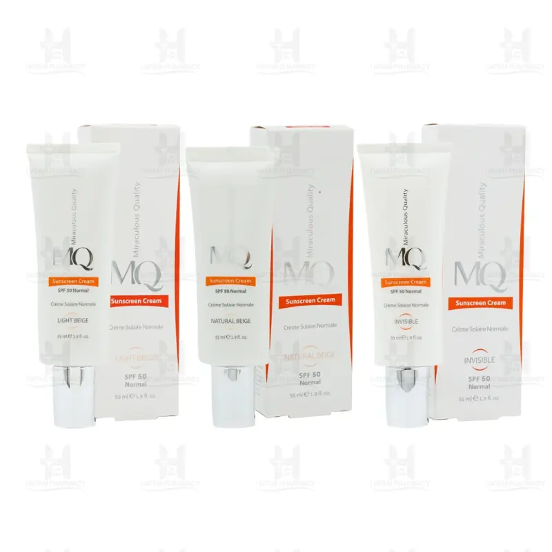 کرم ضد آفتاب نرمال SPF 50 ام کیو 55 میلی لیتر