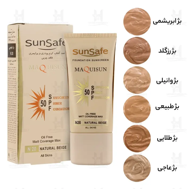 کرم ضد آفتاب  پرایمری حاوی SPF50 سان سیف 40 میلی لیتر