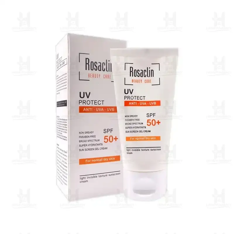 کرم ضد آفتاب SPF50+ پوست خشک رزاکلین 40 میلی لیتر