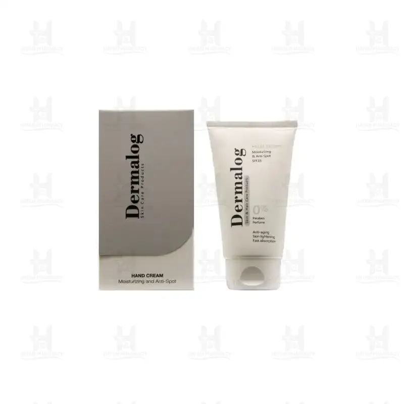 کرم مرطوب کننده و روشن کننده دست حاوی SPF15 درمالوگ 50 میلی لیتر
